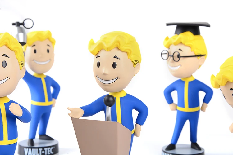 13 см аниме фигурка Gaming Heads Fallout 4 vavle Boy TOY Bobbleheads Серия 1 фигурка Коллекционная модель игрушки brinquedos