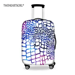 Twoheartsgirl Leopard различных печати толстый чемодан Крышка для багажник случае применяются к 18 ''-30'' чемодан эластичное Чемодан крышка