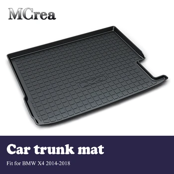 

MCrea Car Rear Trunk Mat Cargo Liner for BMW X4 F26 2018 2017 Luggage Boot Tray Anti Slip Floor Mat M Performance Accessories