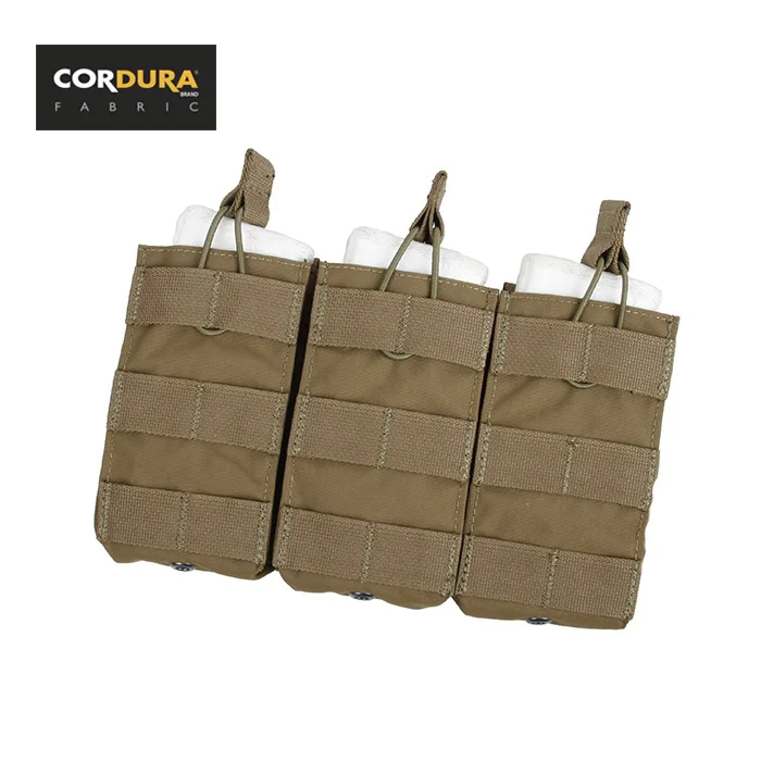 TMC Triple 5,56 Открытый Топ Cordura MOLLE подсумок Койот коричневый (SKU051065)