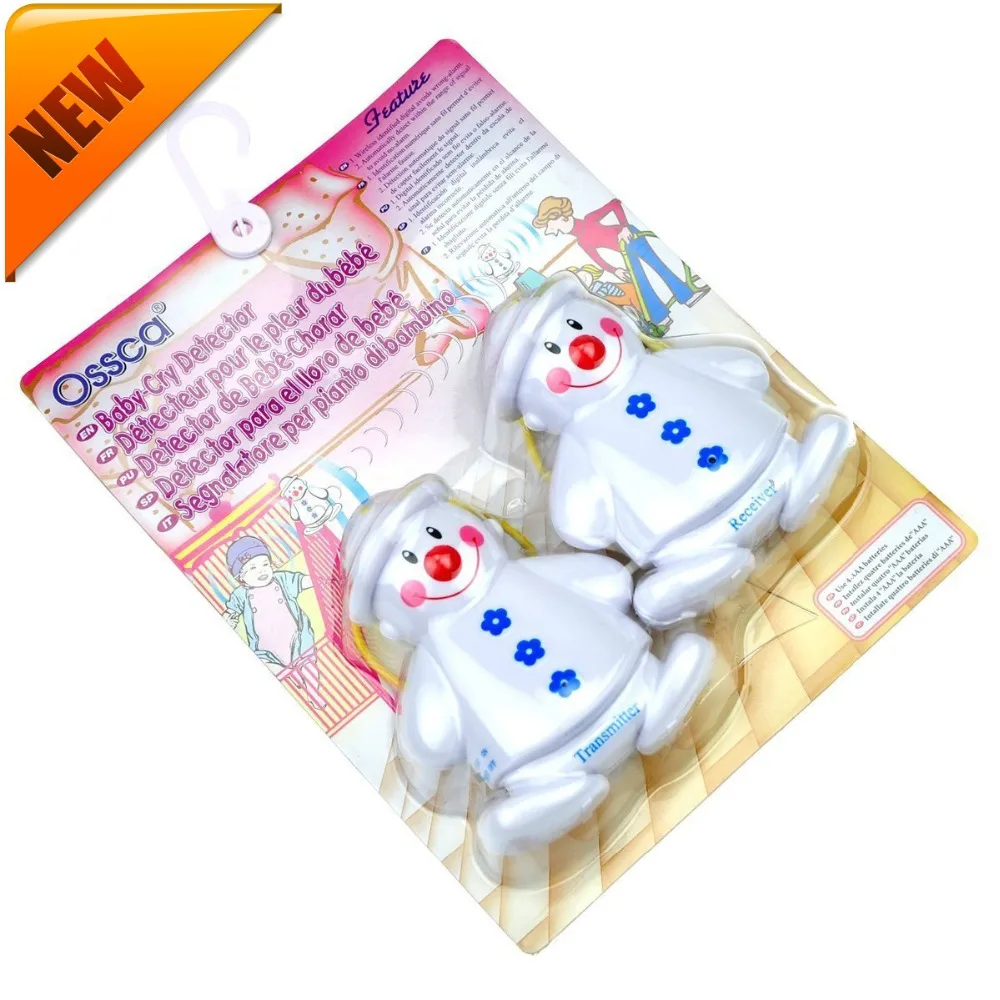 Vente Nouveau Sans Fil Infantile Bébé Alarme Sommeil Cry Détecteur Moniteur Appel Fort Watcher Rappel Belle Bonhomme De Neige Conception Récepteur Alarme