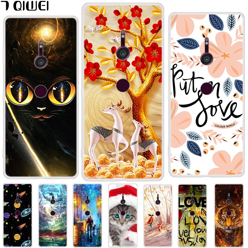 

XA3 XZ3 XA2 Soft TPU Case For Sony Xperia XA3 Case Silicone Back Cover For Sony Xperia XZ3 Case Cover Cool Fruit X A2 Z3 A3