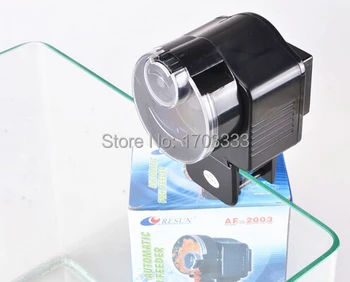 Best 48pcs AF-2003 Adjustable Auto Fish Feeder Aquarium Tank Pond Fishes Food Auto Aquarium Automatic Timer Feeding