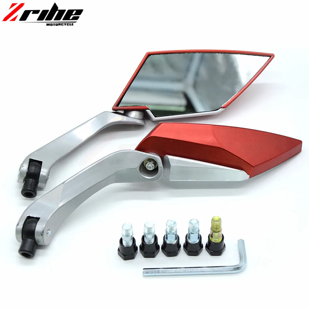 Aliexpress.com : Buy for 2PCS Universal Diamond Motorcycle Side Mirrors 8mm 10mm Stem Motorcycle