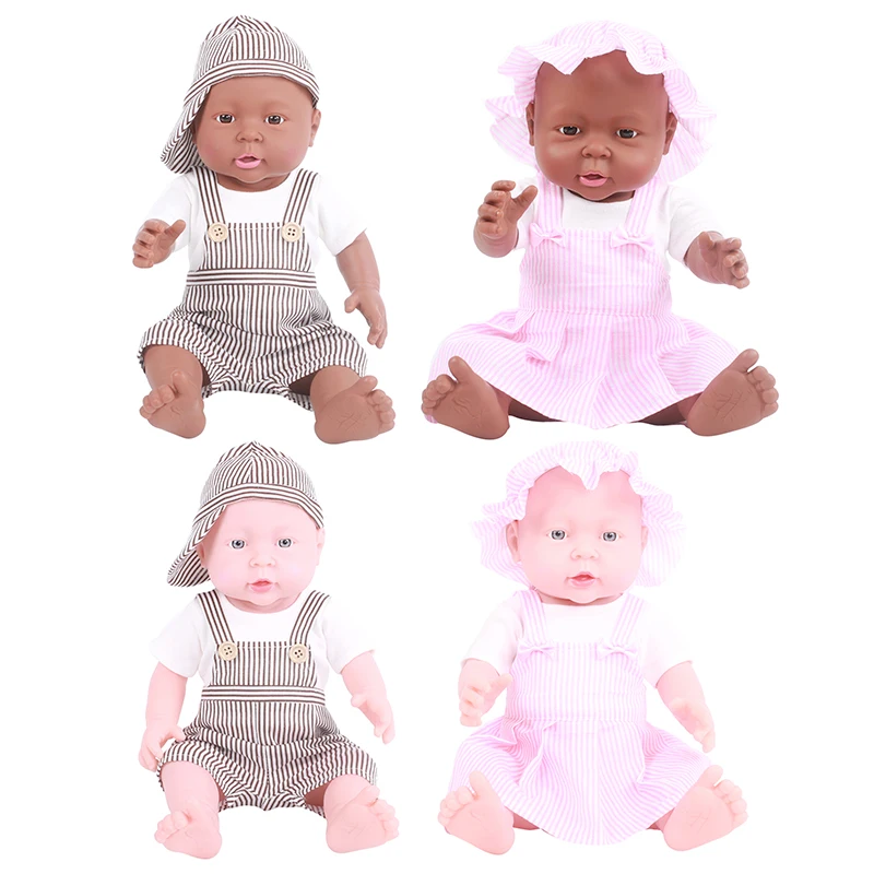  30/41cm Newborn Baby Simulation Doll Soft Vinyl Reborn Baby Doll Children Kindergarten Lifelike Pla - 33036456402