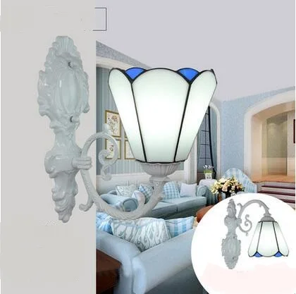 

light lamp wall lamp Mediterranean minimalist style bedroom study mirror lamp bedside wall lamp single restaurant m
