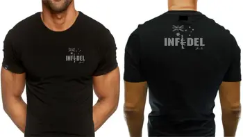 

New Summer Printed Unisex Fashion T Shirt Infidel Australian Army Infidelfree T Shirts