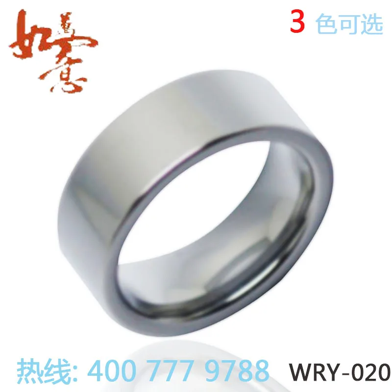Free Shipping Flat Simple Pipe Cut Tungsten Ring Band for Wedding