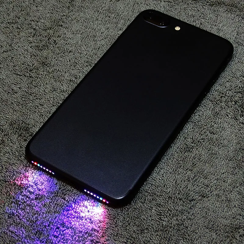 Hot Speaker LED Light Glow Night Cool Flash Light Sensor Cable For IPhone 6 6plus 6s 6S PLUS 7 7 PLUS 8 led light