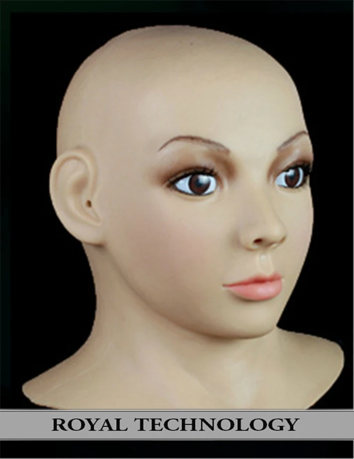 FR 5 High quality silicone latex face mask Beautiful mask cross