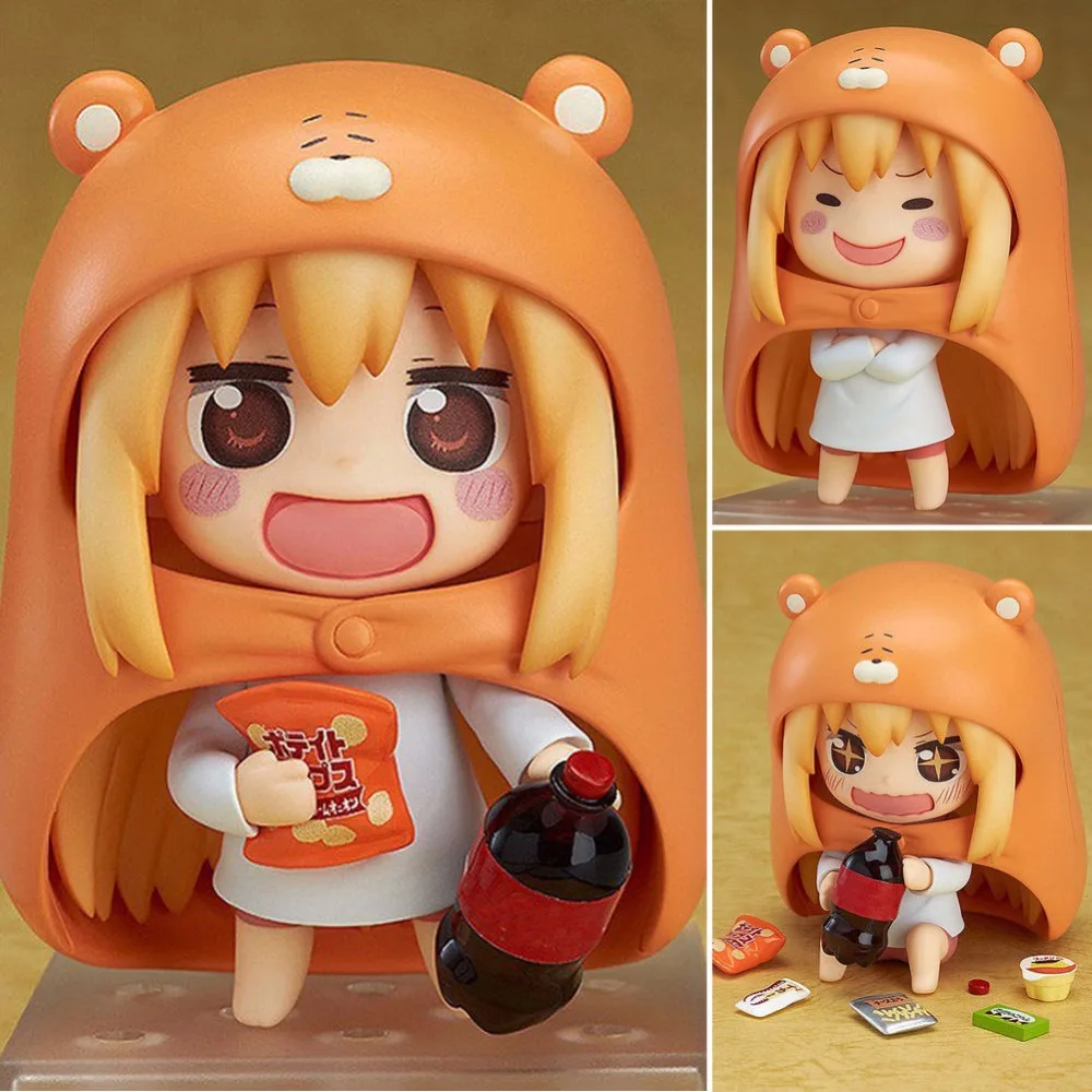 

10cm Japanese Anime Himouto Figure U M R Cute Nendoroid Doma Umaru PVC Action figure Model Toy