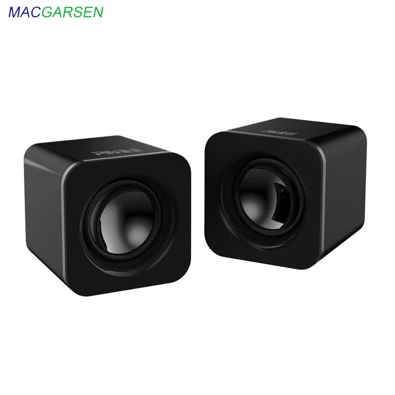 

USB 2.0 Mini Computer Speakers Wired Stereo Pc Speaker for Laptop Desktop Phone TV MP3 MP4 3.5mm AUX Audio Small Speaker 1 pair