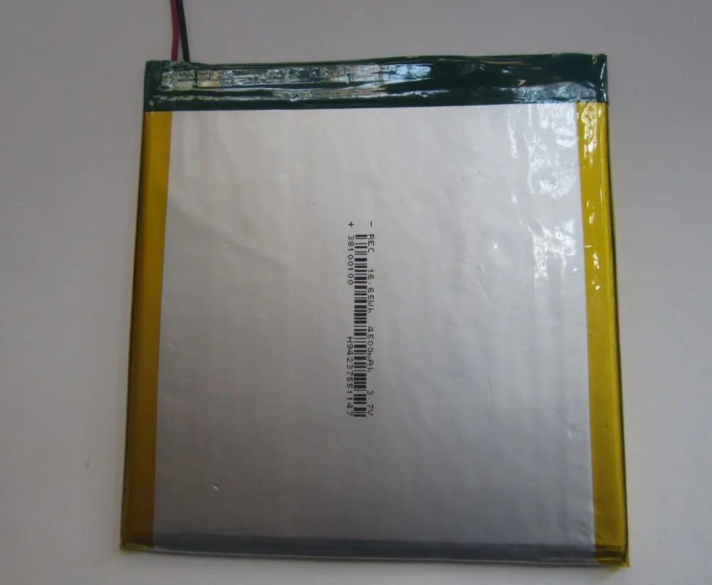 5X Large-capacity polymer tablet 38100100 4500mah battery Mobile phone |