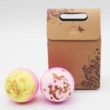 Tsing 120g Bath Bomb rose camomile bubble Bath Bomb spa Handmade natural Essential Oil GiftSet bath Bombs Ball Natural bath bomb disposing population bomb