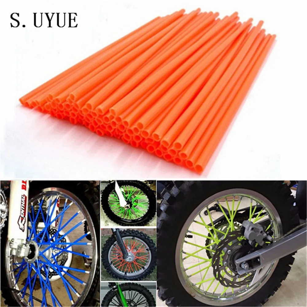 Apply color fluorescent motorcycle rims cover skin packaging tube