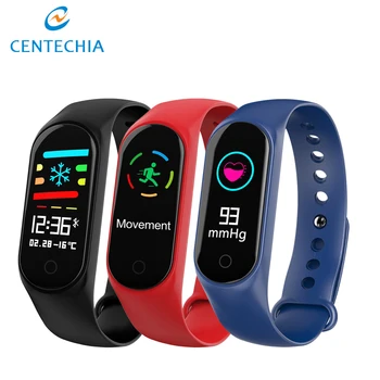 

Smart Bracelet Heart Rate Monitor Waterproof Fitness Tracker Bluetooth Watch Band For Android IOS women men Wristband PK miband3