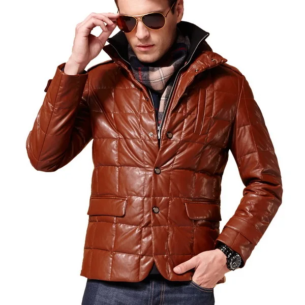 Fashion Business Men Warm Coats Large Size L 3XL New Winter Solid ...