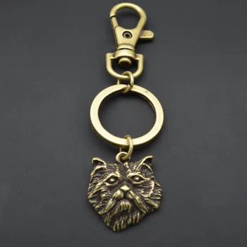 

Wholesale Vintage Persian Cat key Chain,Key Ring ,Key Charm--12Pcs/lot