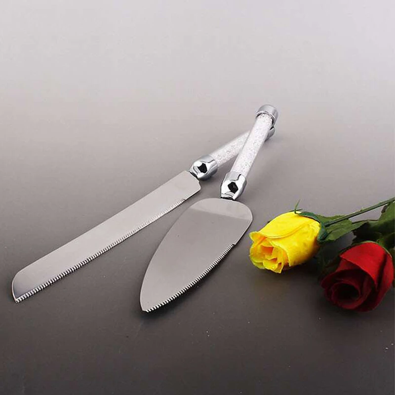 Personalized Wedding Cake Knife Server Set  (9)