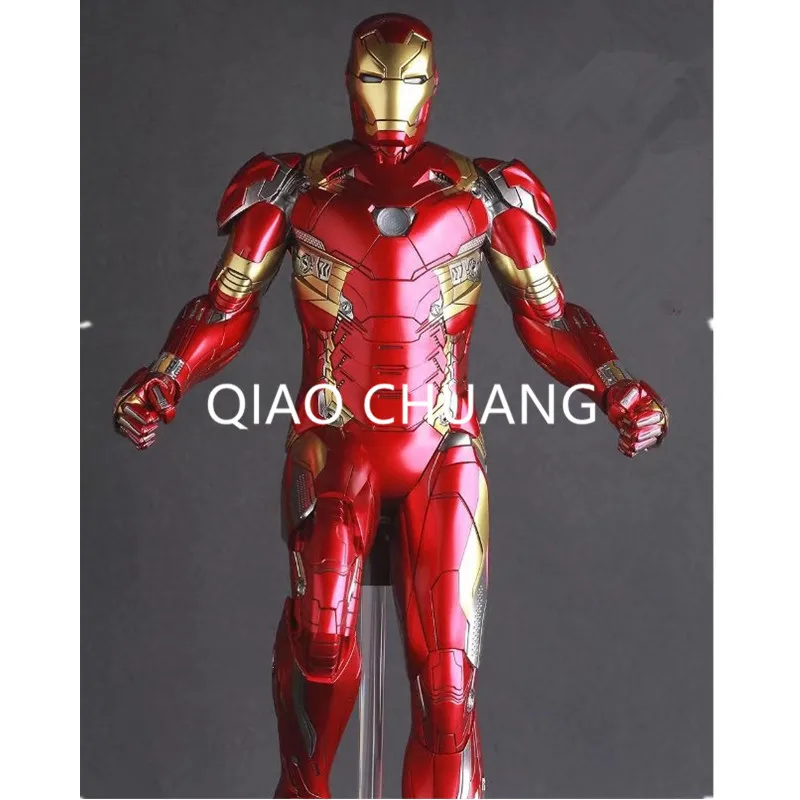 

The Avengers Packaging Superhero Robert Downey Jr. Iron Man PVC Action Figure Collection Model Toy 31CM RETAIL BOX G100