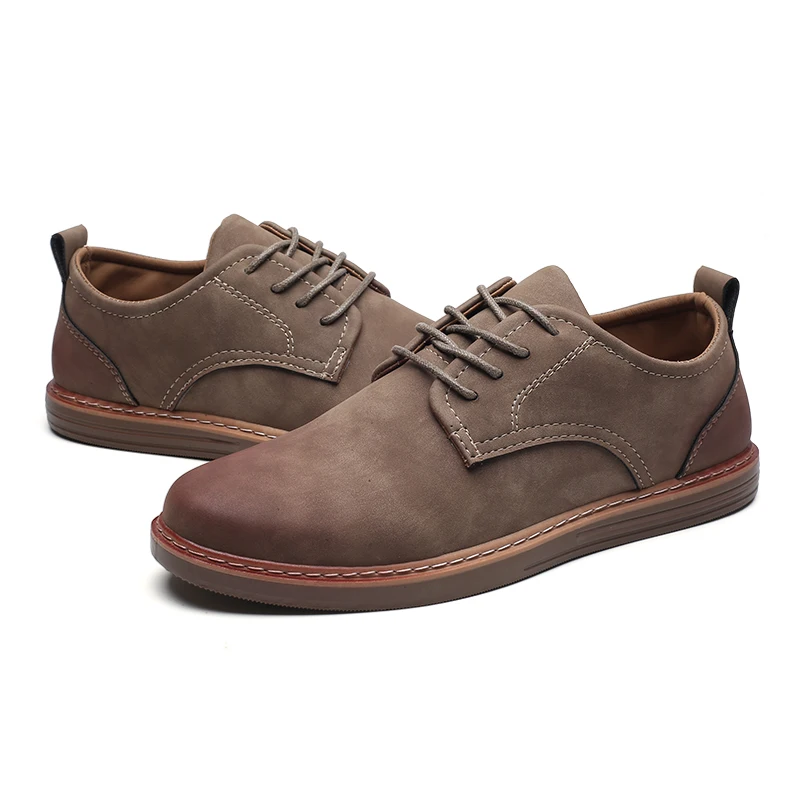 fashion leather casual shoes men comfortable leisure moccasins cheap dress male footwear work elegant boy oxford shoes for m (2)