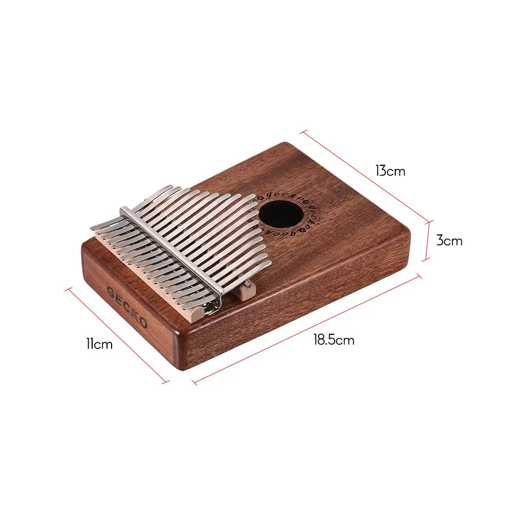 K17M 17 клавишным Kalimba игрушечное пианино Mbira из красного дерева во внутренней