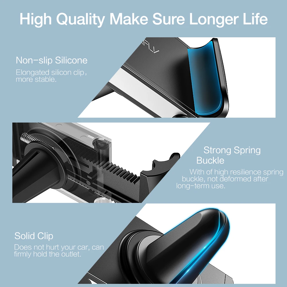 RAXFLY Auto Telefon Halter für Ihre Handy Halter Stehen für iPhone 11 8 Air Vent Halterung Handy Un