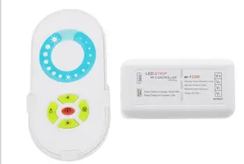 

Plastic shell RF Touch 5 keys Led Dimmer LED Controller Dimmer SMD 5050 3528 Single Color LED Strip Tape Lighting Dimming
