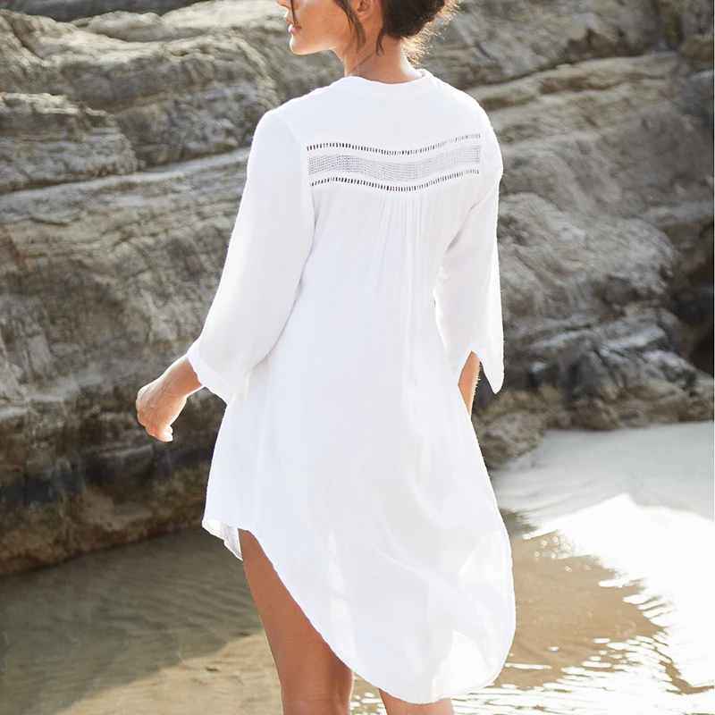 White beachwear dress Clearance