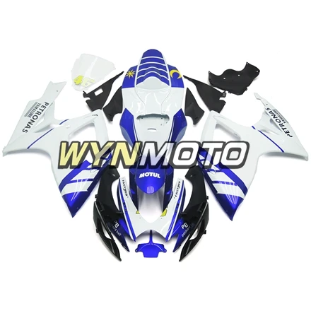 Полная abs инъекций Обтекатели для Suzuki GSXR600-750 K6 2006 2007 мотоцикл обтекатель Наборы Чехлы для мангала кузов черный, белый цвет