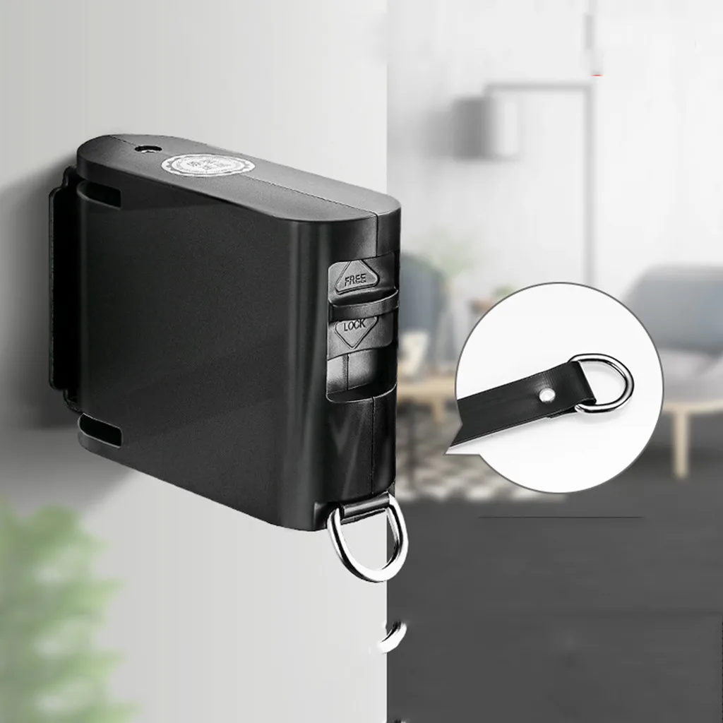 

Retractable Invisible Clothesline Wall Hanging Stretch Clothesline Tendedero Ropa Plegable Hangers For Clothes Drying Rack