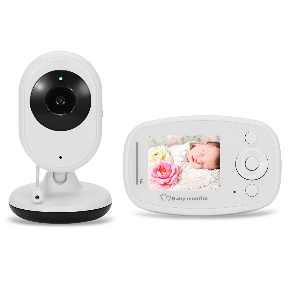 

2.4G Wireless Digital Video Baby Monitor With Night Vision Two-Way Talk 2.4 Inch LCD Display Temperature Detection