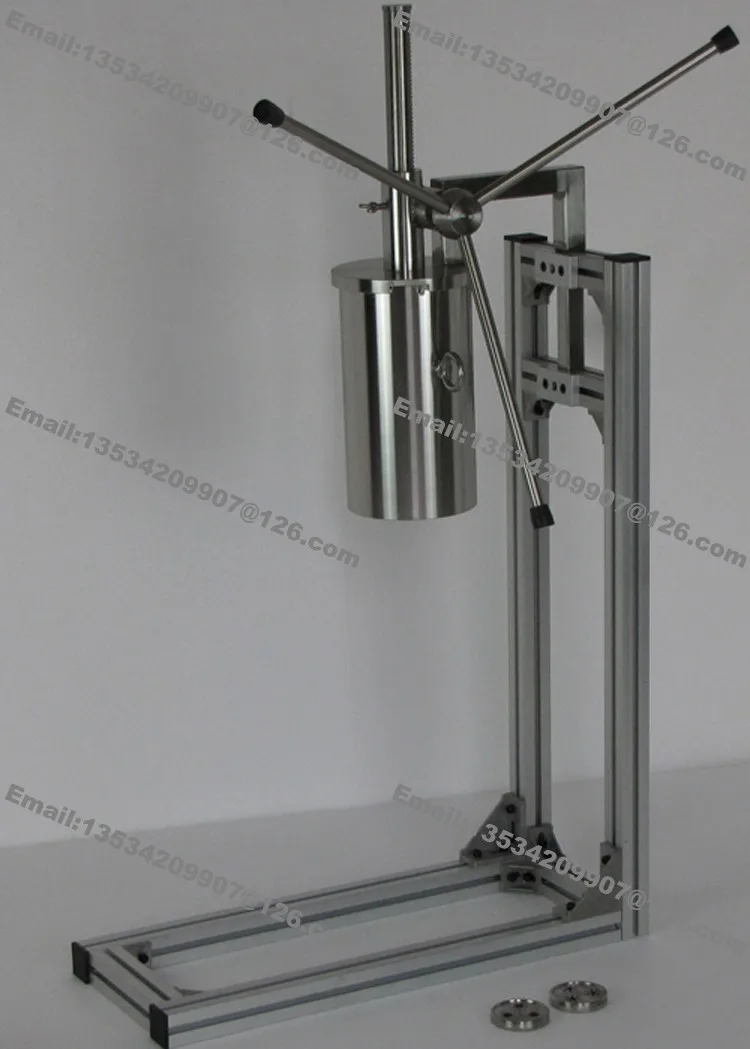 Filler 3-hole 4 Nozzles 5L Manual Spanish Donut Churros Maker Machine w// Fryer