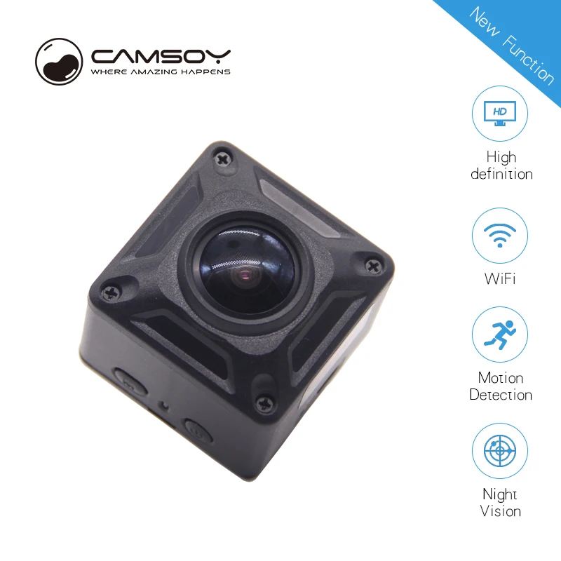 Camsoy X2 180 градусов широкий Full HD 1080P видео разрешение мини камера DVR Cam Mini DV DVR видеокамера