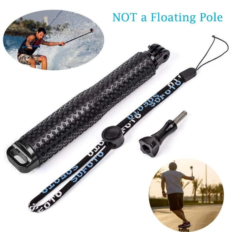 

Light weight tripod 19 Inch Extendable Camera Selfie Stick Action Camera Handheld Monopod for Gopro HERO 5/2/3/3+/4 for SJ4000