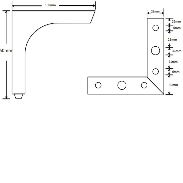 table legs chrome 2f