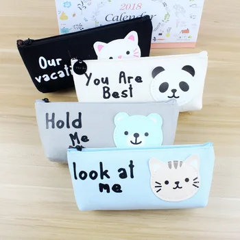 

1pcs 46881 New stationery wholesale SS-11273 Look at my trapezoid pencil case stationery bag