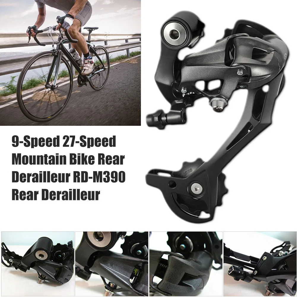 9-Скорость 27-Скорость на застежке, achterderailleur RD-M390 achterderailleur