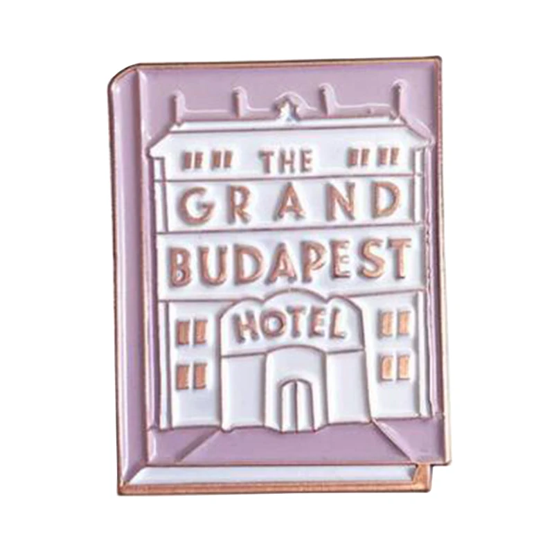 Эмалированная булавка для отеля Grand Budapest