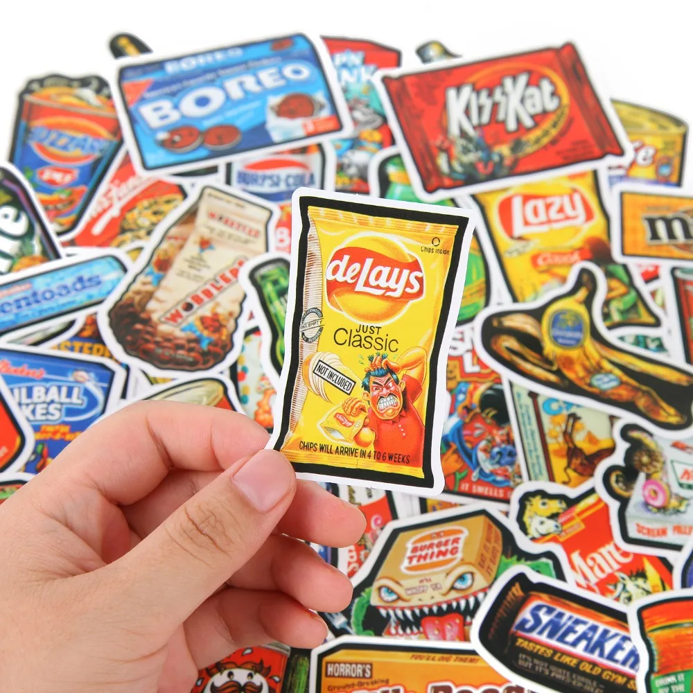Snacks And Drinks Graffiti Stickers (2)