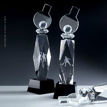 Customized Table Tennis Match Crystal Trophy Stereoscopic Inner Carving Sports Competition Trophy Cup Ping-pong Promotion Awards цена Customized Table Tennis Match Crystal Trophy Stereoscopic Inner Carving Sports Competition Trophy Cup Ping-pong Promotion Awards цены онлайн