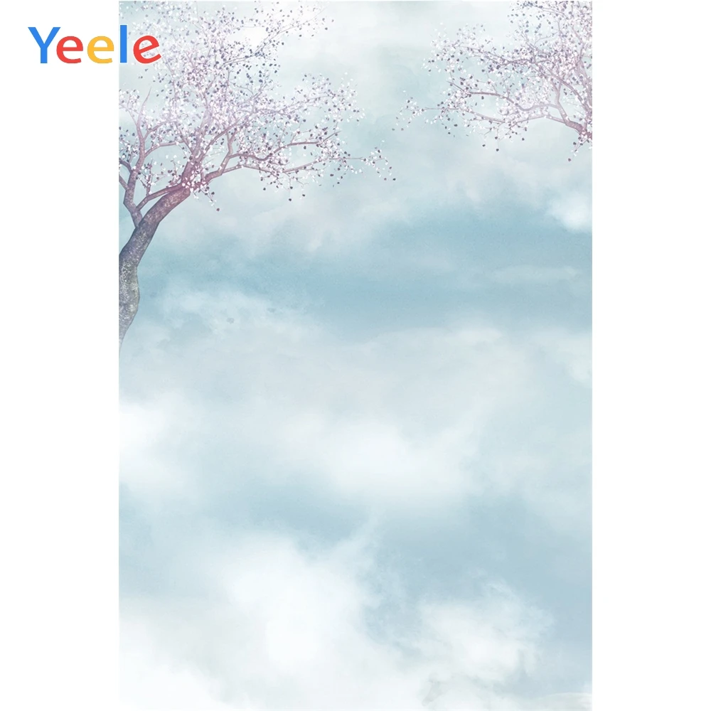 

Yeele Illustration Art Painting Tree Petal Photography Backgrounds Love Wedding Party Photographic Backdrops For Photo Studio