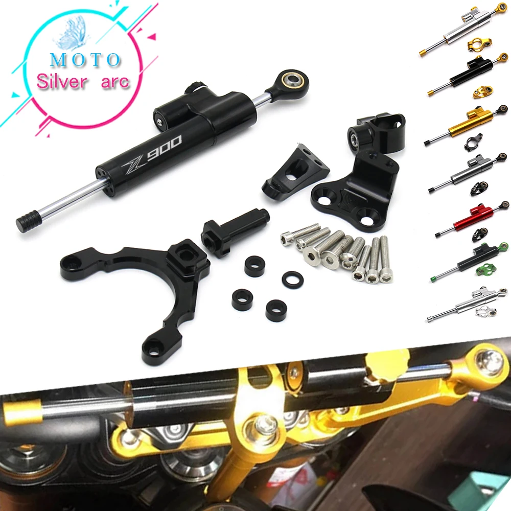 

For Kawasaki z900 z 900 2017 -2019 2018 Motorcycle Accessories Steering Stabilize Damper Bracket Mount Motorbike Damper Steering