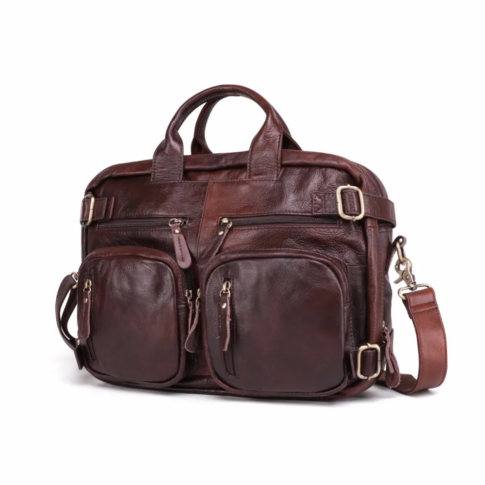 JOYIR мужской портфель из натуральной кожи Сумка-тоут для ноутбука многофункциональные мужские сумки для деловых поездок мягкий кожаный портфель для мужчин