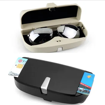 

2019 Car Glasses Case Box Sunglasses Storage Pockets for Toyota Camry Highlander RAV4 Crown Reiz Corolla Vios Yaris