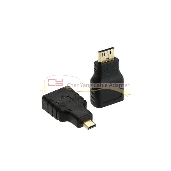 Xiwai HDMI к двойной HDMI Женский Y сплиттер Переключатель удлинитель Кабель-адаптер с микро и мини-адаптер HDMI