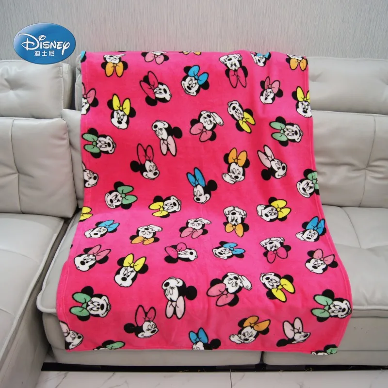 Disney фуксия розовый Минни Маус одеяло пледы для девочек детей на кроватку/Самолет Лето покрывала на мягкую мебель