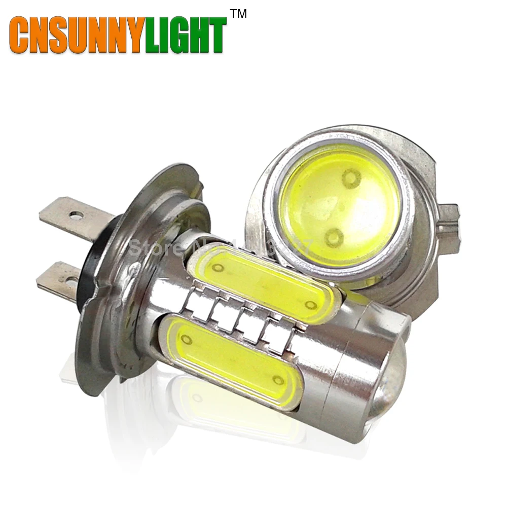 

CNSUNNYLIGHT H7 led High Power 7.5W 5LEDs Pure White Fog Tail Driving Car Light Rear Bulb Lamp 12V Available