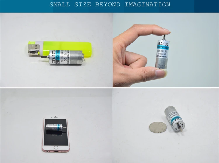 Extra Small 17 мм! 6 В DC управление скоростью двигателя, низкая скорость редуктор CW/CCW мотор(17GA130