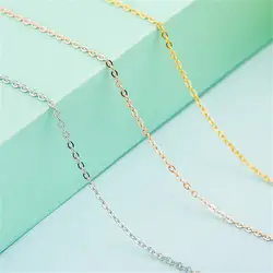 JEWEEN Популярные италия сделал Серебро S925 Крест/Роло цепи цепочки и ожерелья в качестве аксессуаров для ожерелья с подвесками